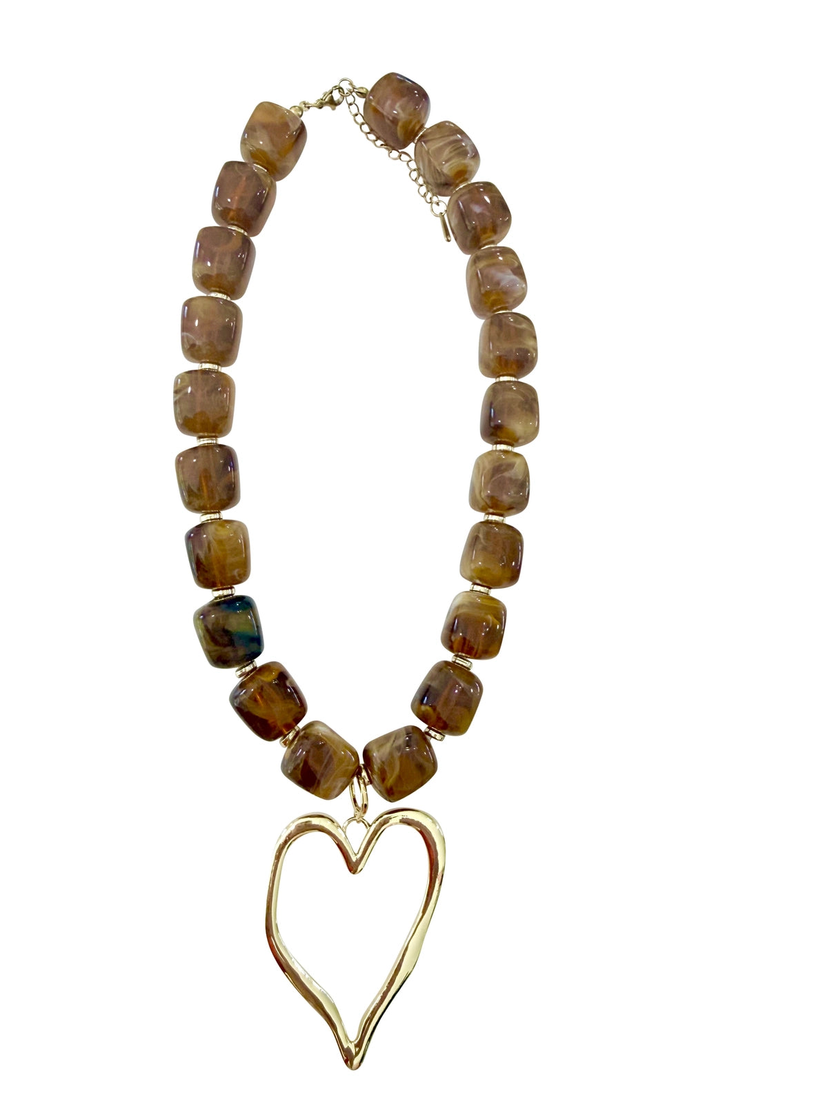 CONLEY CHUNKY HEART NECKLACE