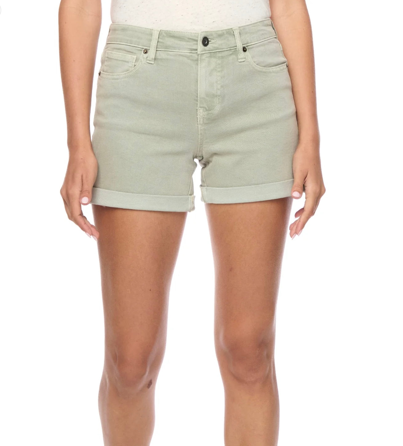 SHELBY CUFFED DENIM SHORT