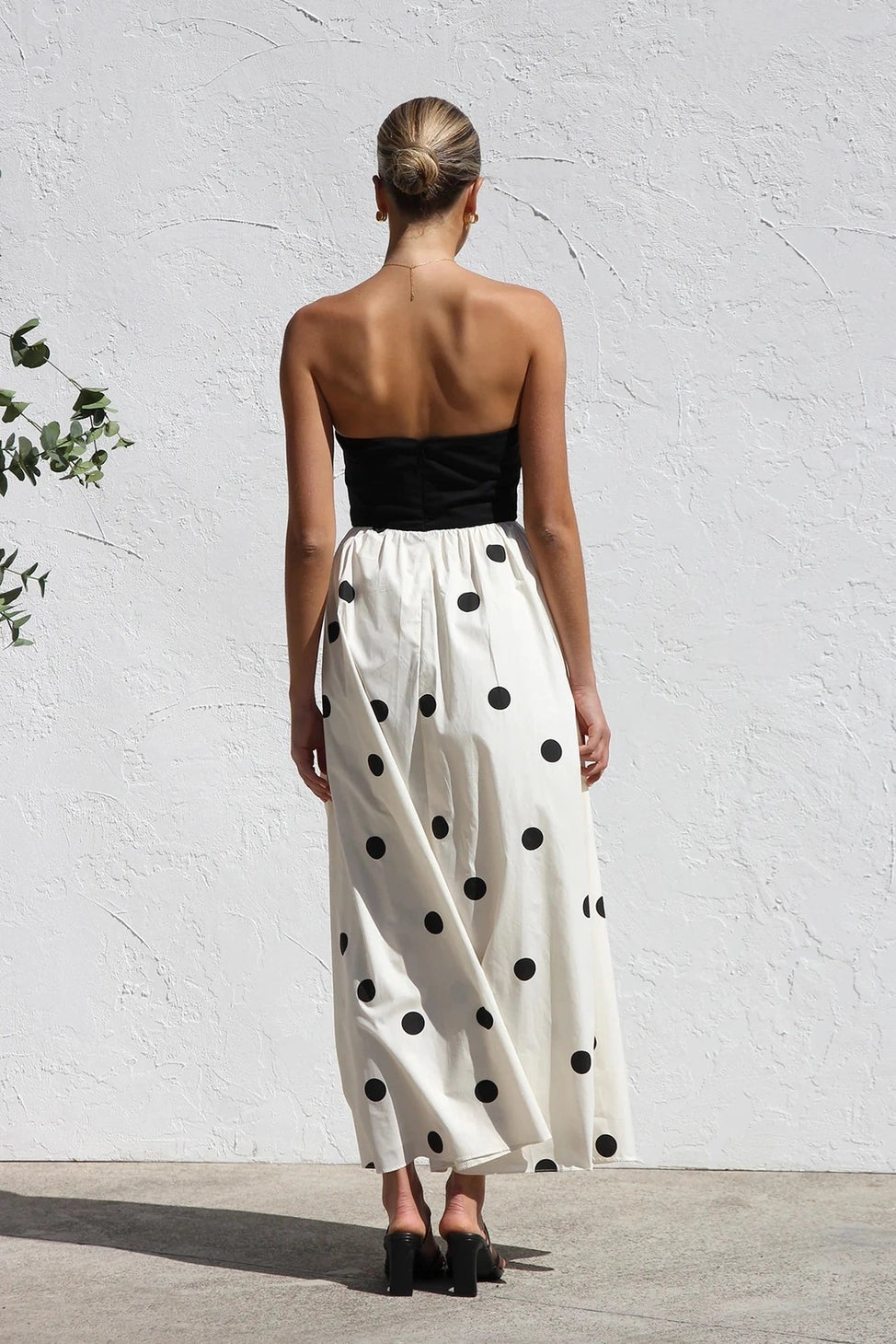 POLKA DOTS TUBE DRESS