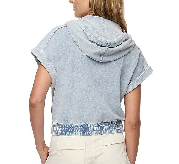 BLAINE INDIGO ZIP UP HOODIE