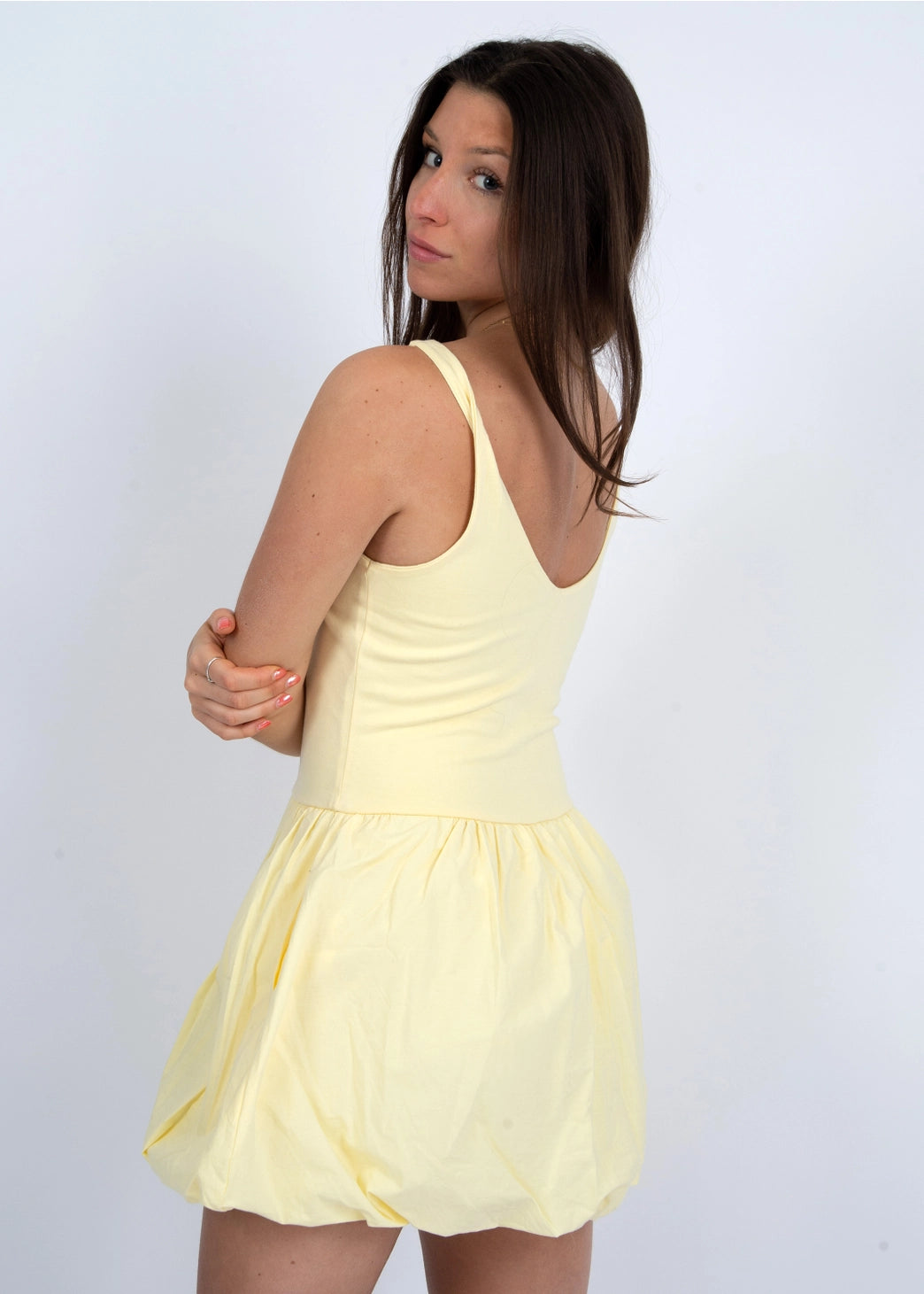 YELLOW VARA BUBBLE DRESS