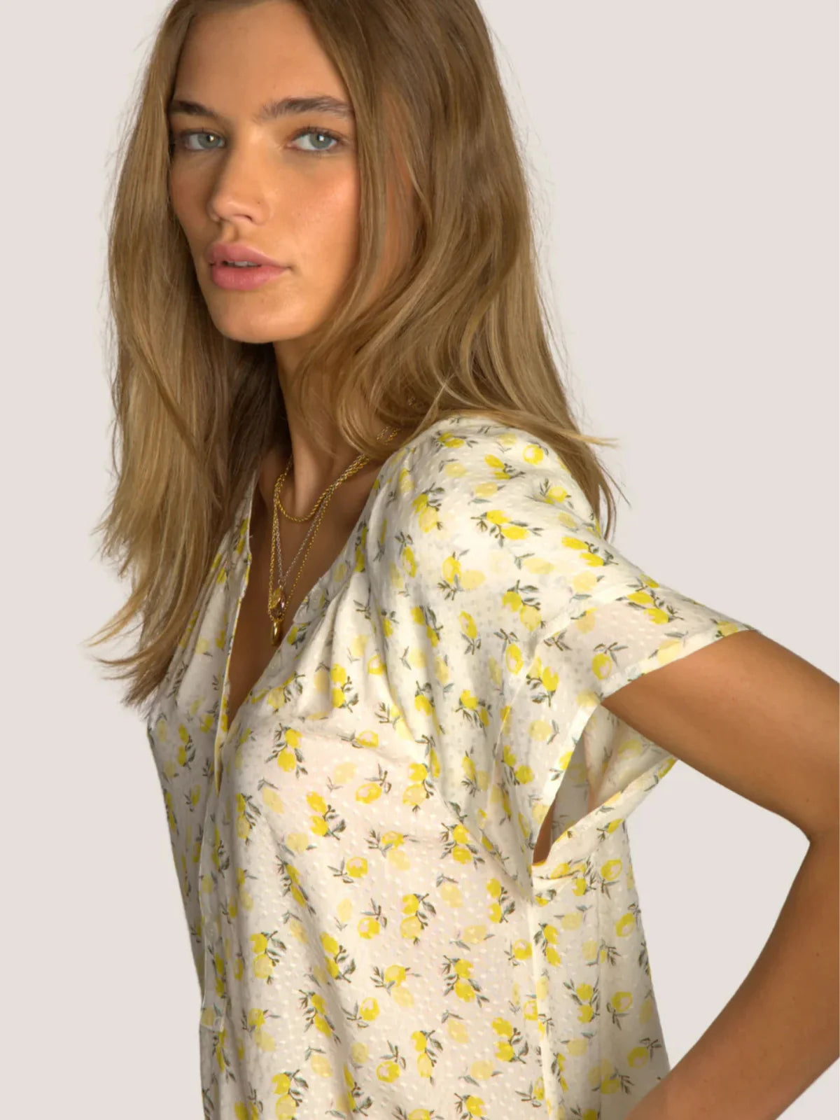 LEMONS CHARLIE RUFFLE TOP