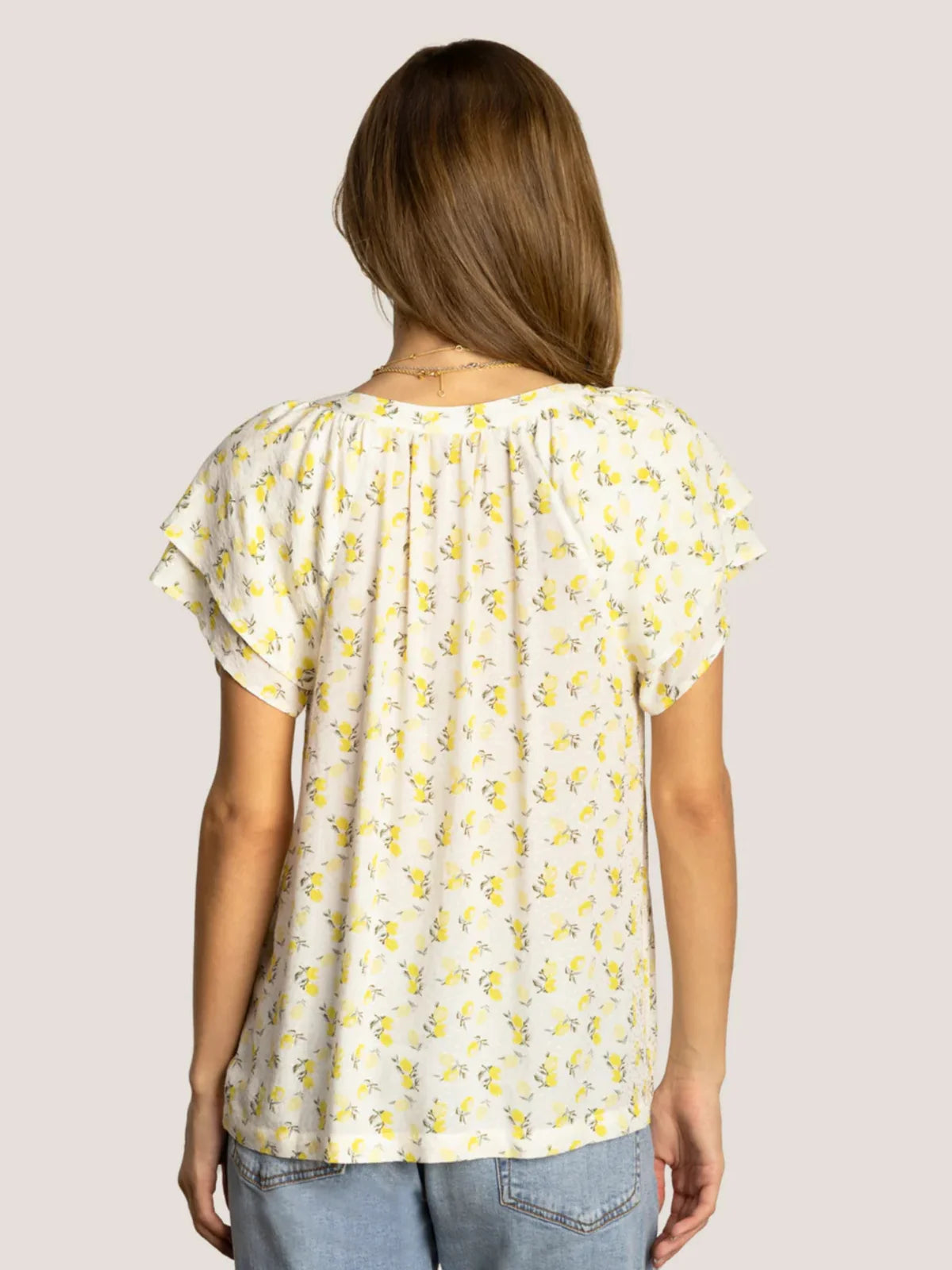 LEMONS CHARLIE RUFFLE TOP