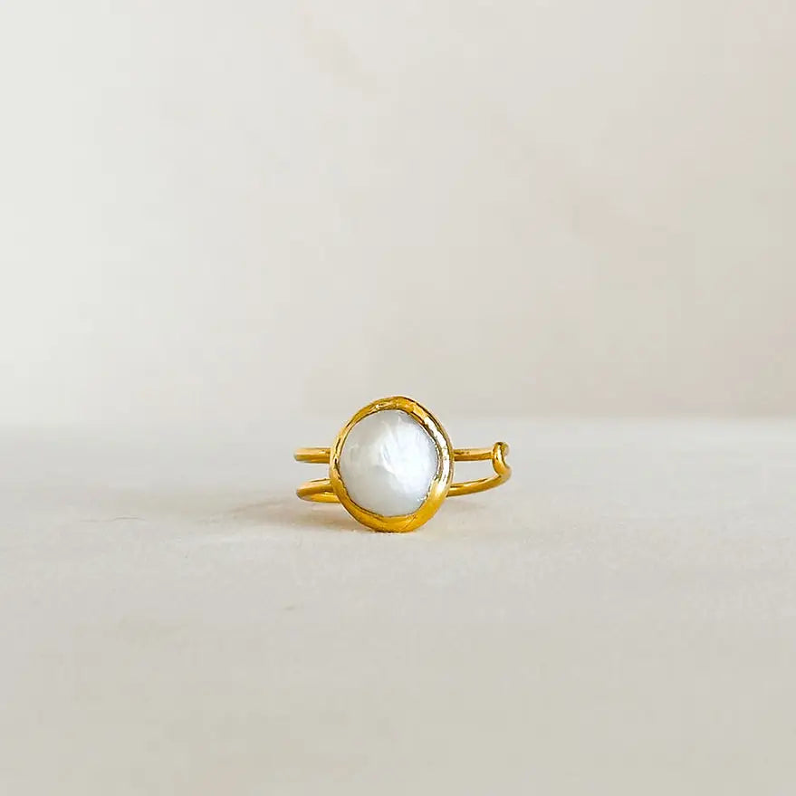 SINGLE PEARL RING