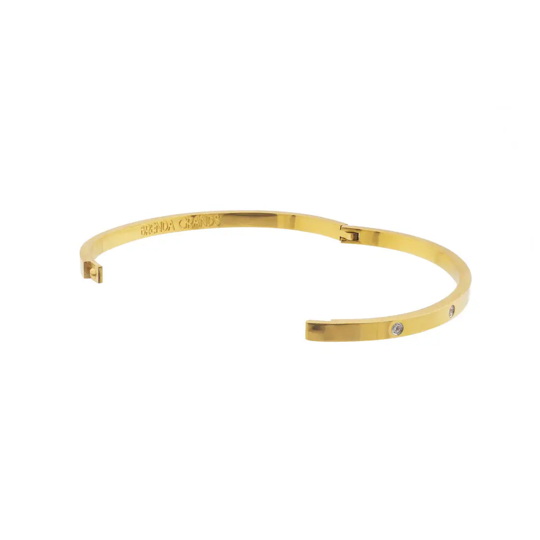 GOLD DIAMOND BANGLE