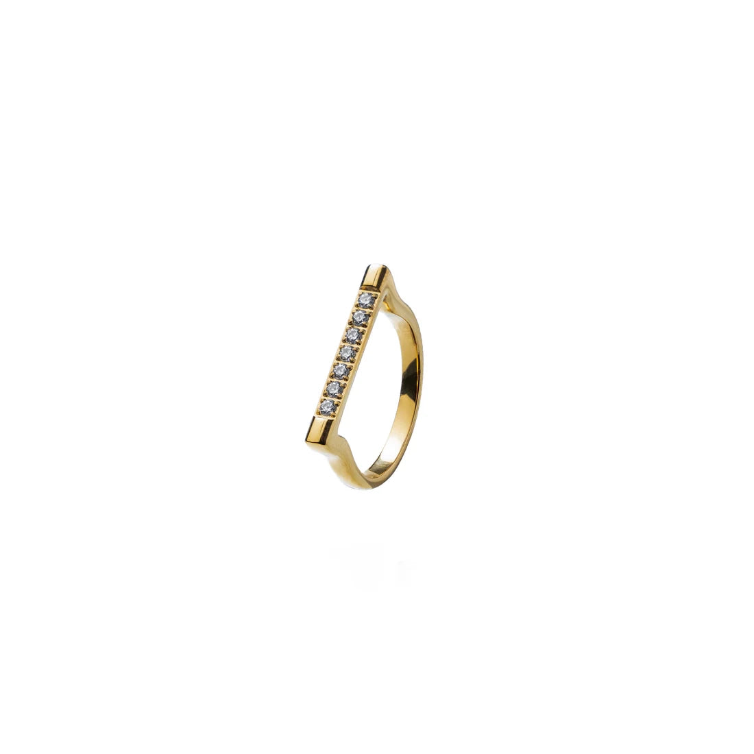 DIAMOND BAR RING