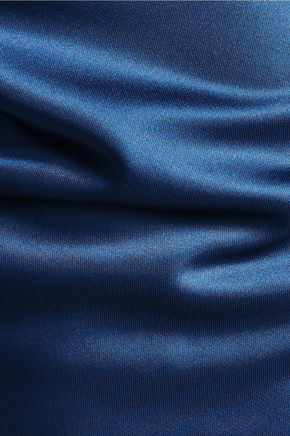 BLUE SCARF DETAIL MIDI DRESS