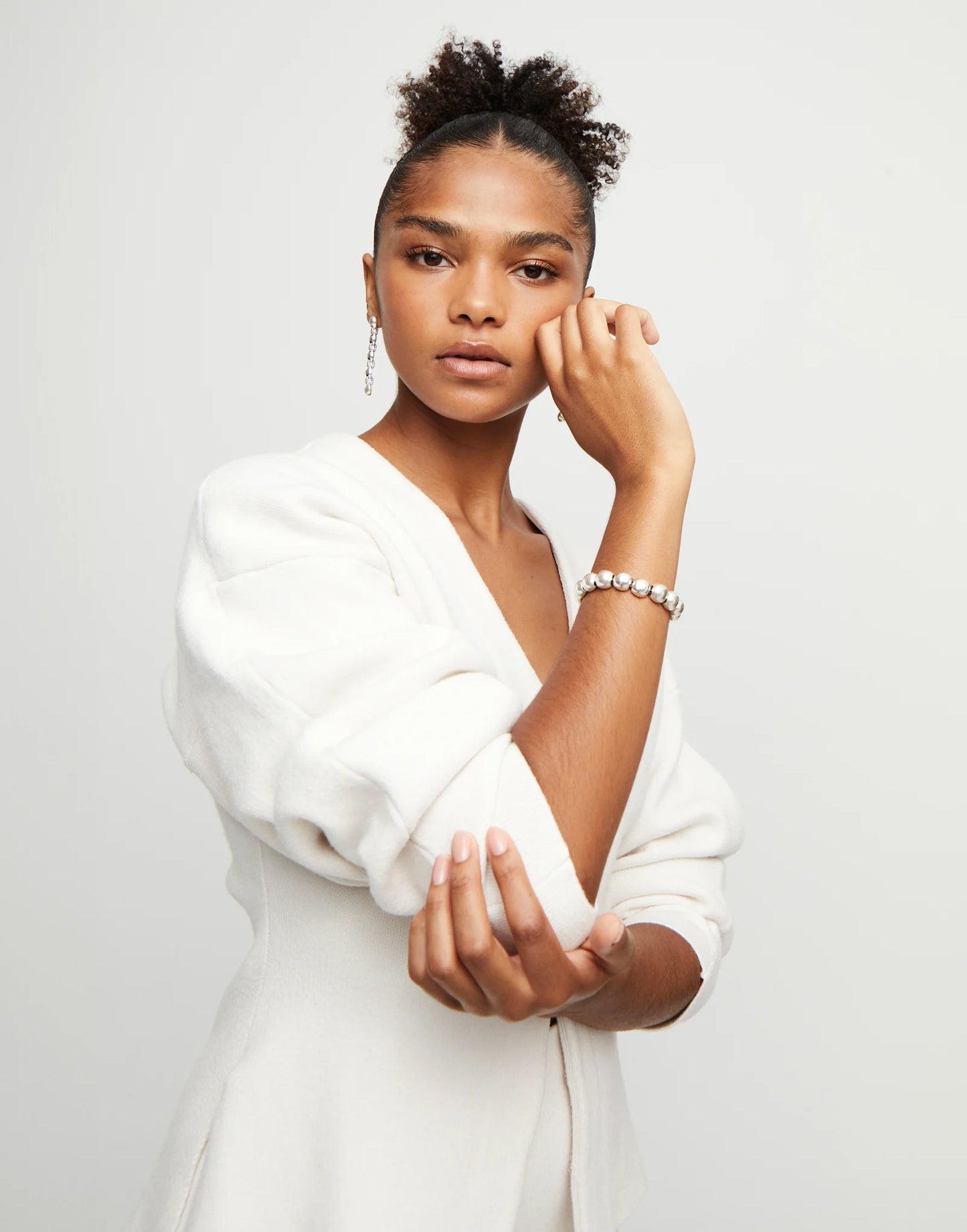 SER INTREPIDA SILVER BRACELET- SMALL BEAD