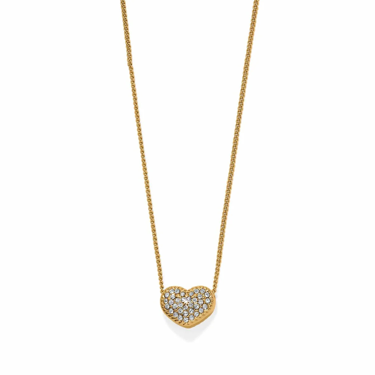 ILLUMINA CELESTE HEART PETITE GOLD NECKLACE