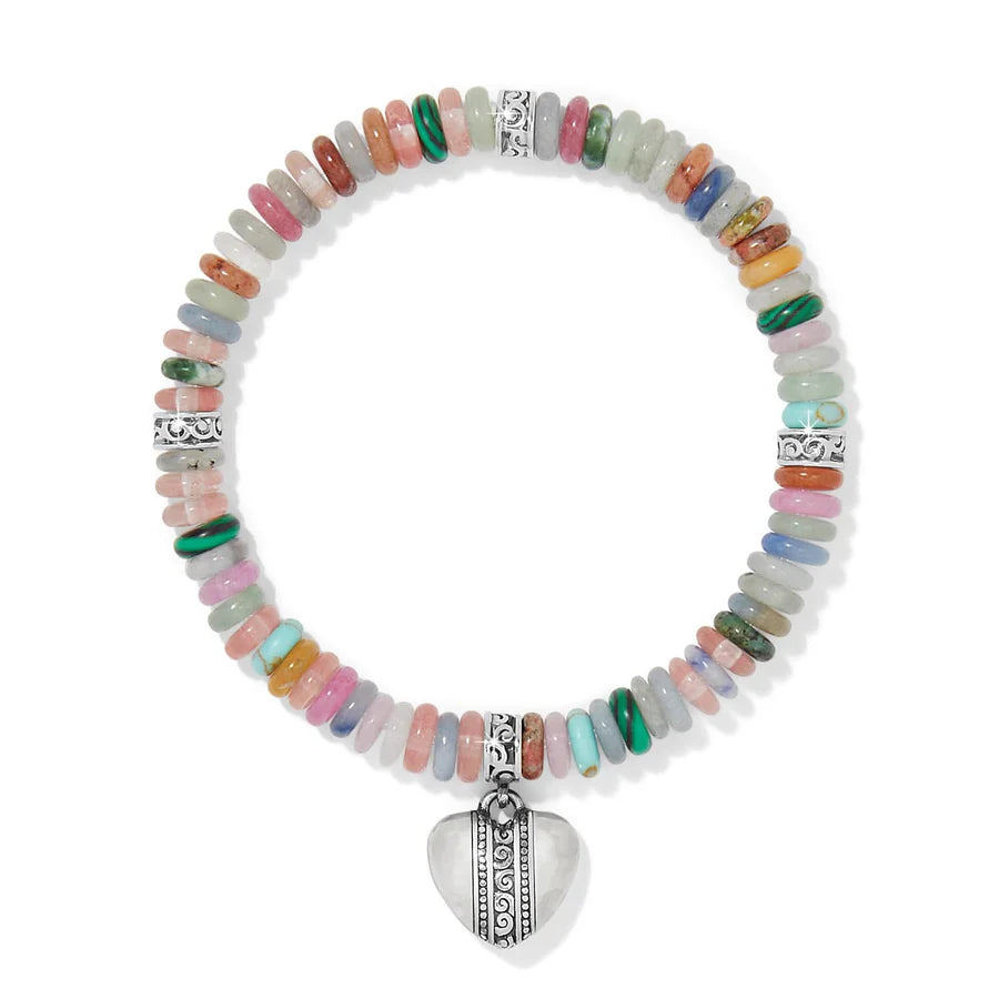 MINGLE SWEETHEART BEAD STRETCH BRACELET