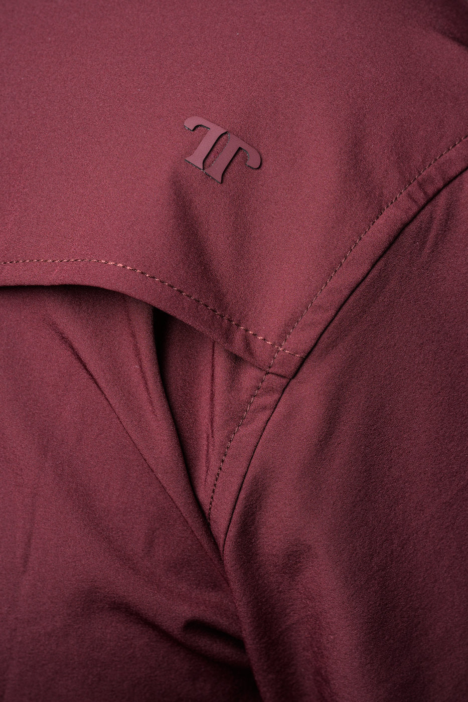 MAROON SNAP SHIRT