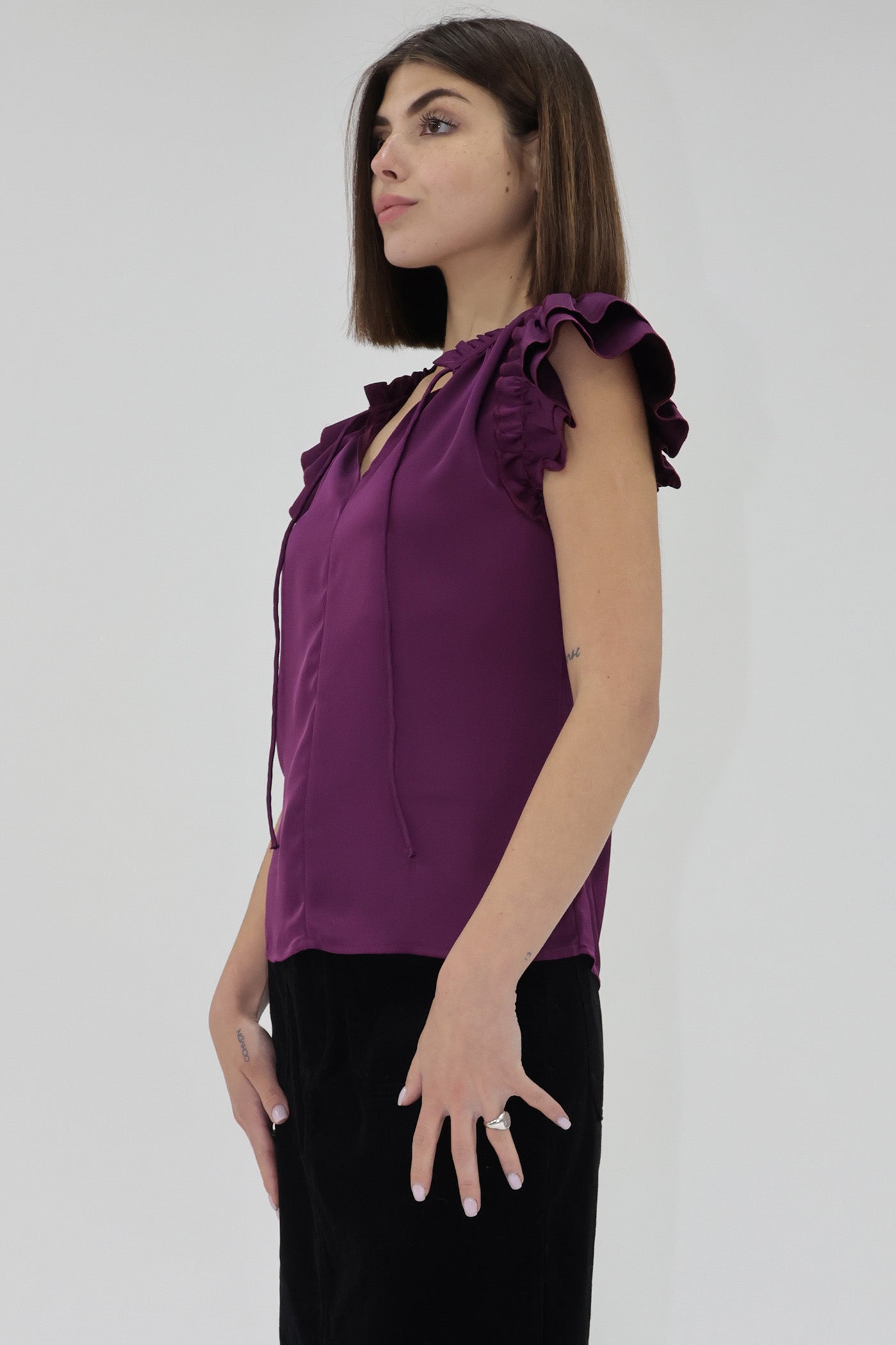 NURA SATIN BLOUSE