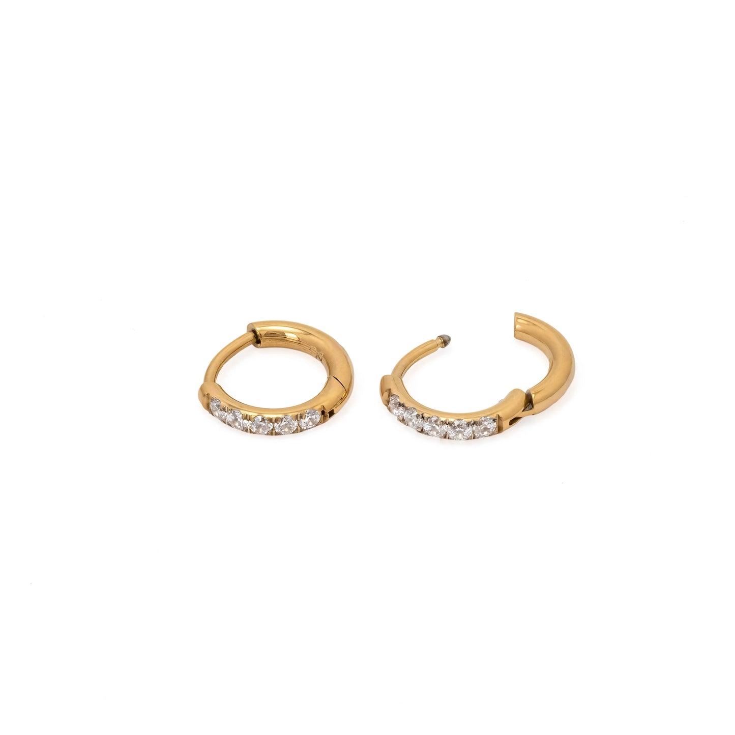 11MM HUGGIE HOOP EARRINGS