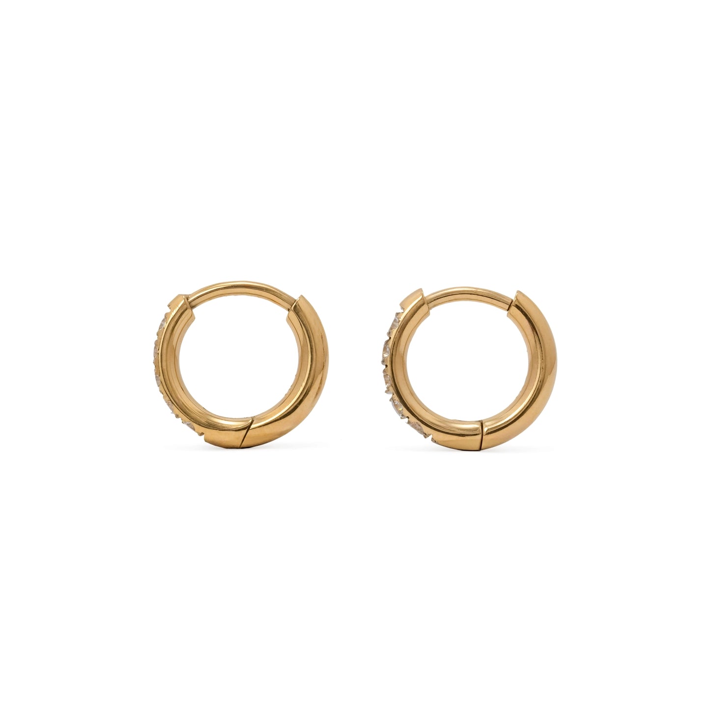 11MM HUGGIE HOOP EARRINGS