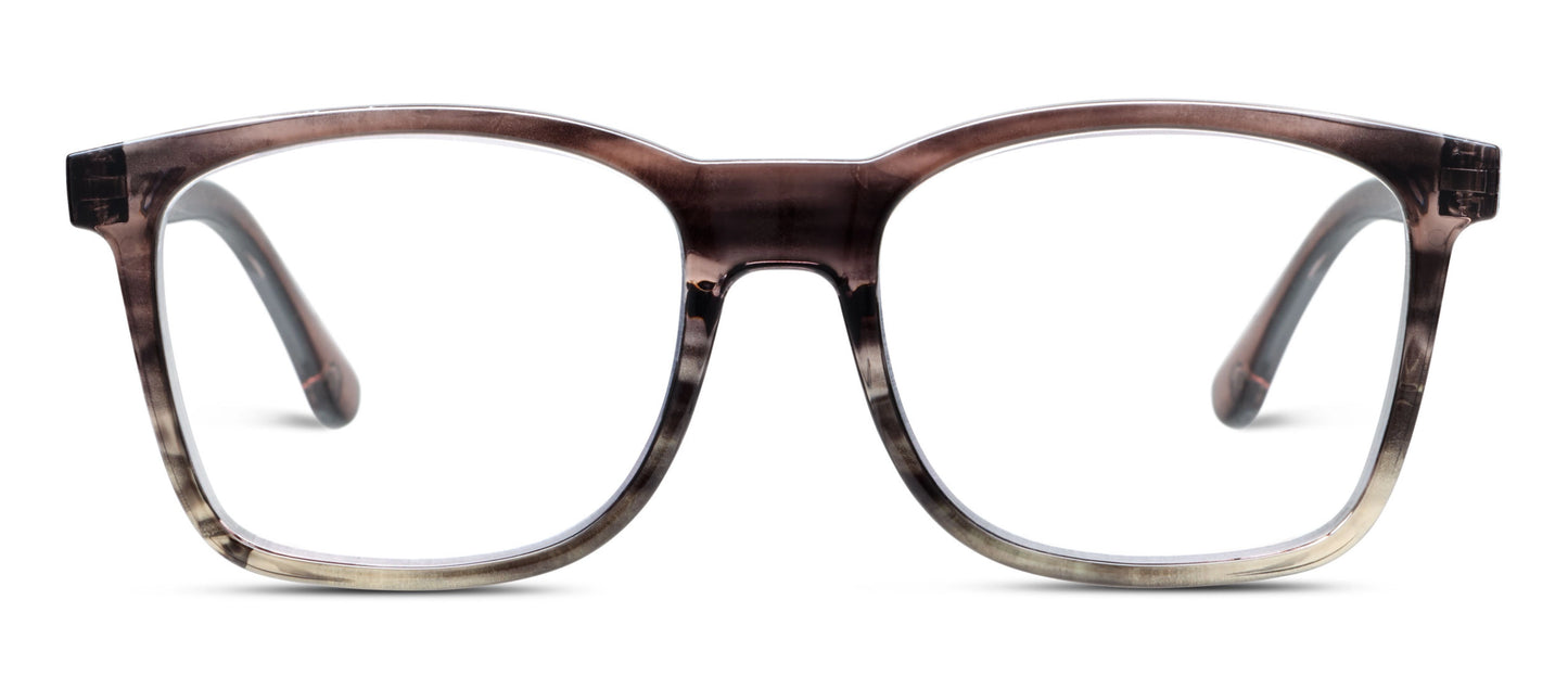 WOODS BROWN OMBRE READERS