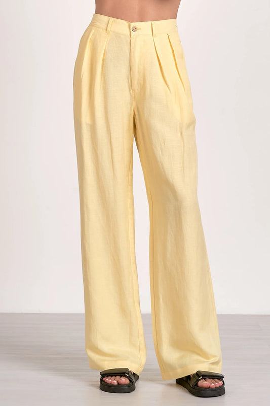 VANILLA LINEN PANTS