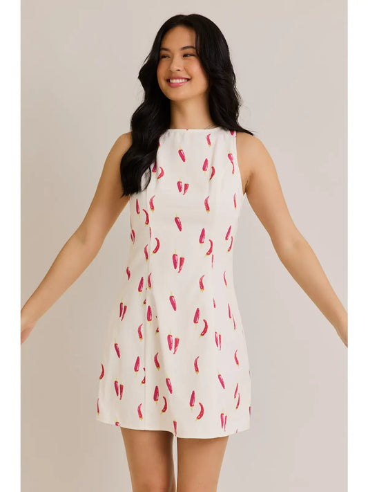 RED PEPPER MINI DRESS