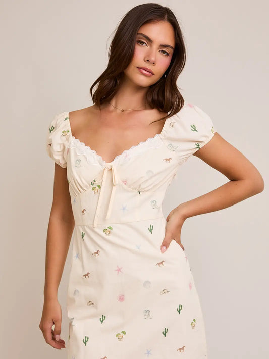 COASTAL COWGIRL MINI DRESS
