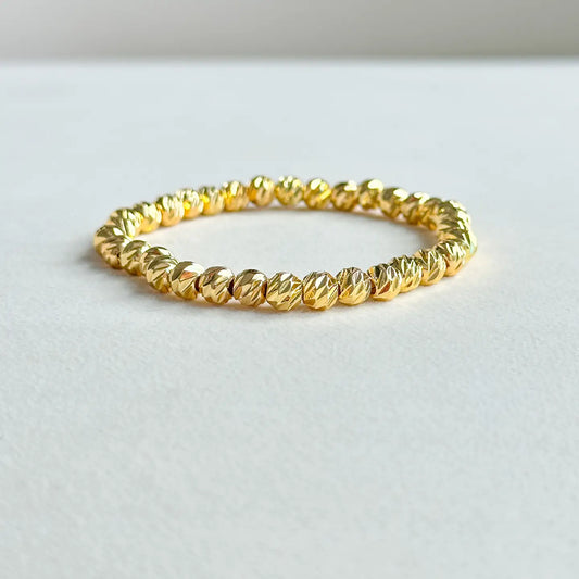 LARGE GOLD BEAM BRACELET
