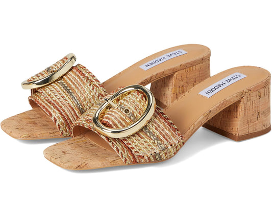 SEACREST TAN BLOCK HEEL
