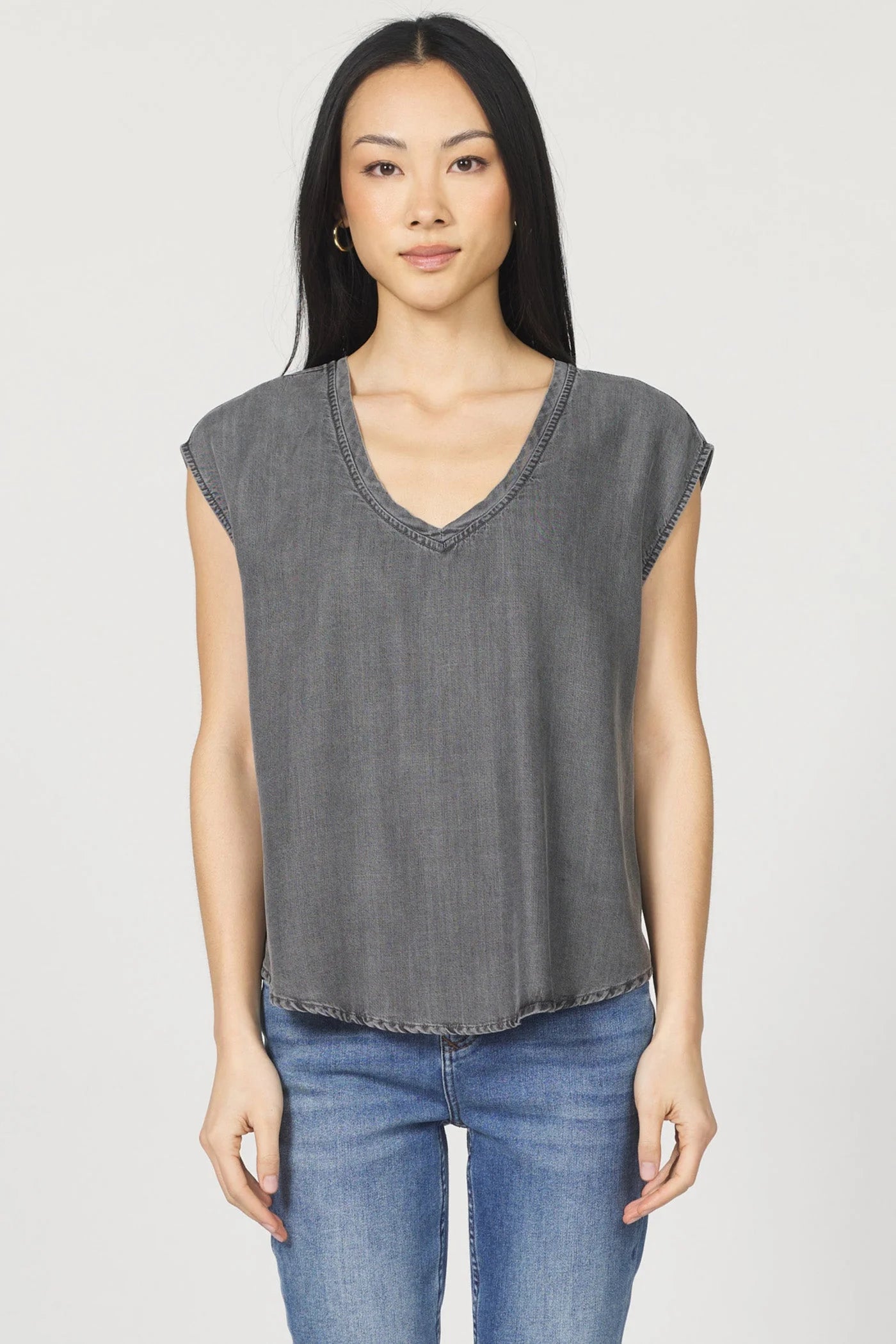 ASH GRAY YANIS TOP
