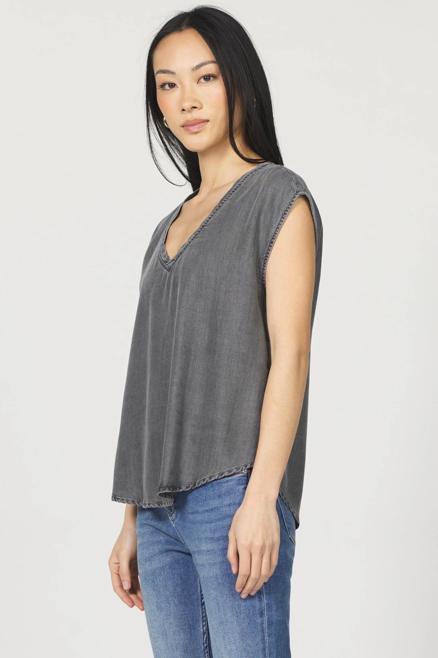 ASH GRAY YANIS TOP