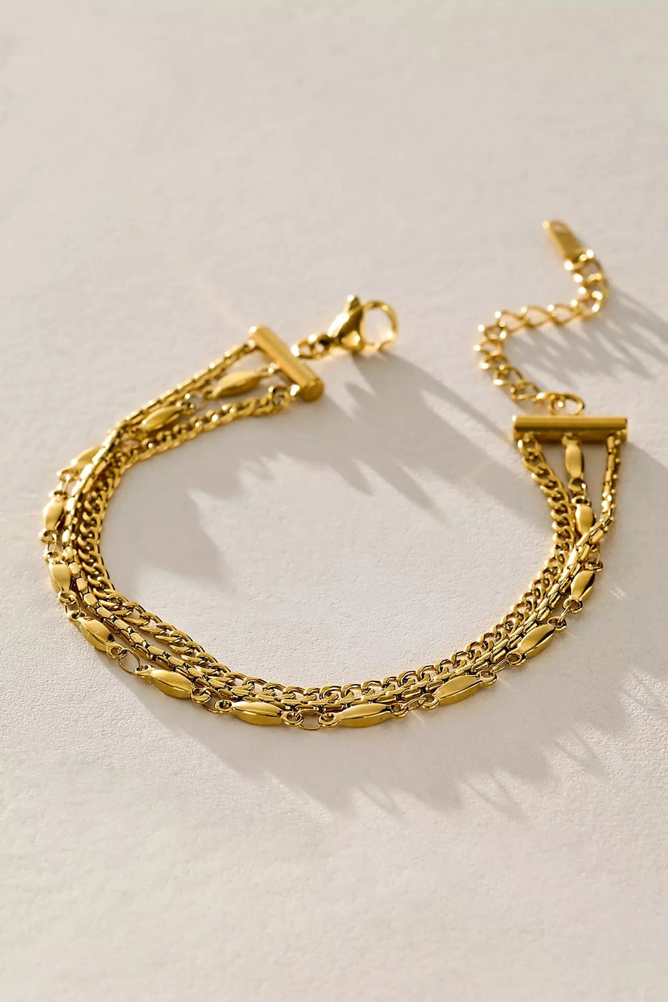 GOLD TRIPLE ANKLET