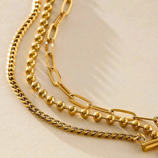 CHUNKY TRIPLE ANKLET