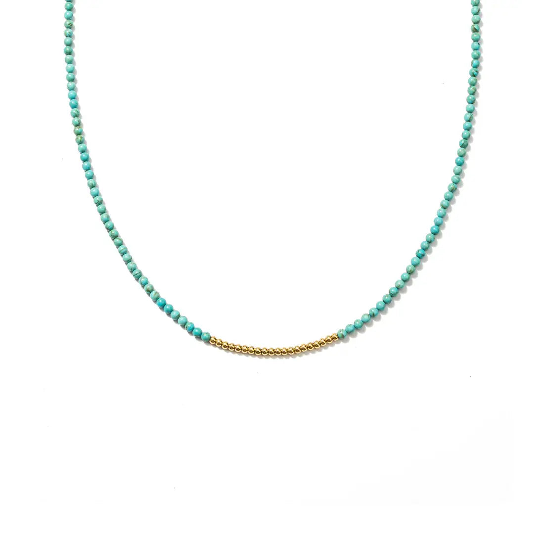 TURQUOISE BEADED NECKLACE