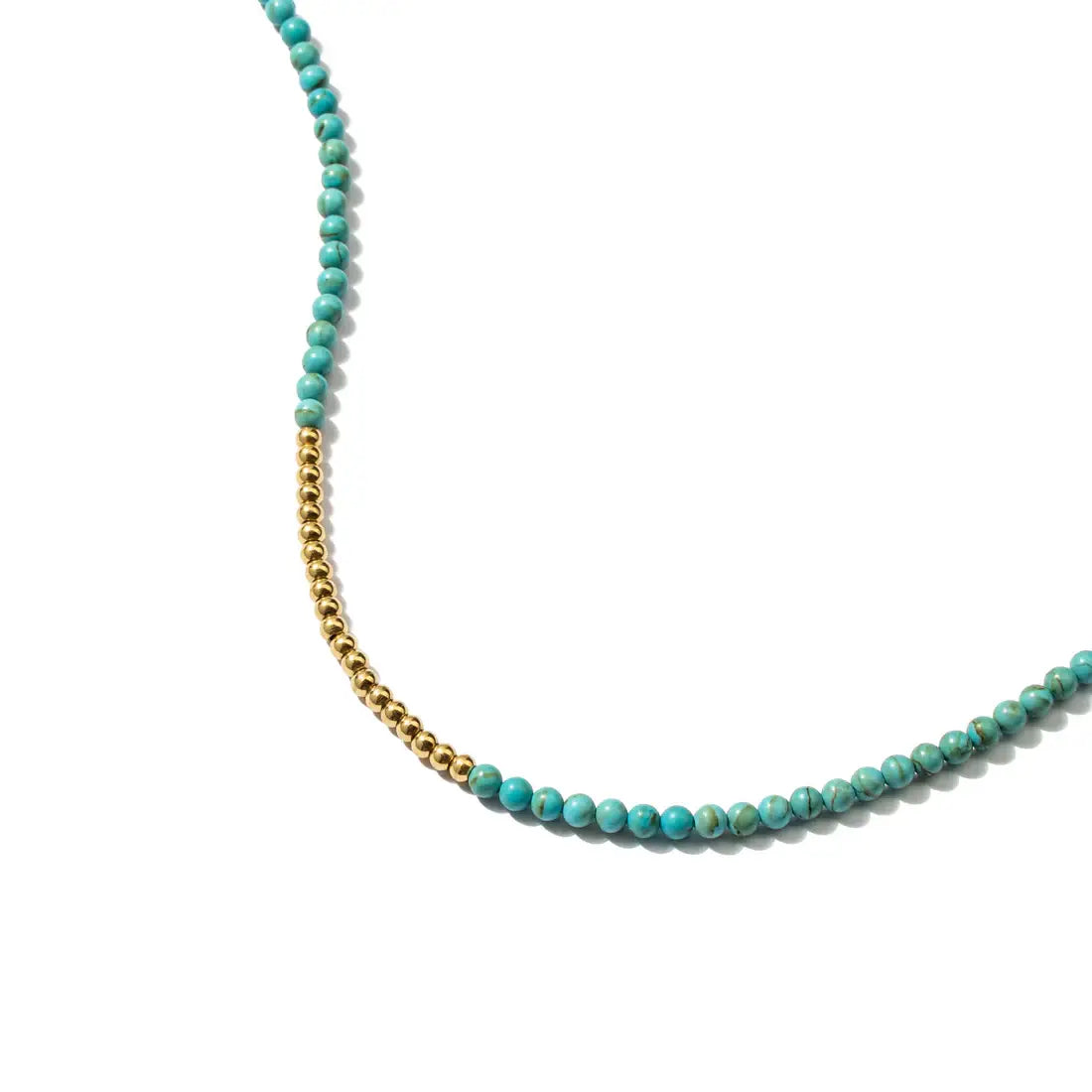TURQUOISE BEADED NECKLACE