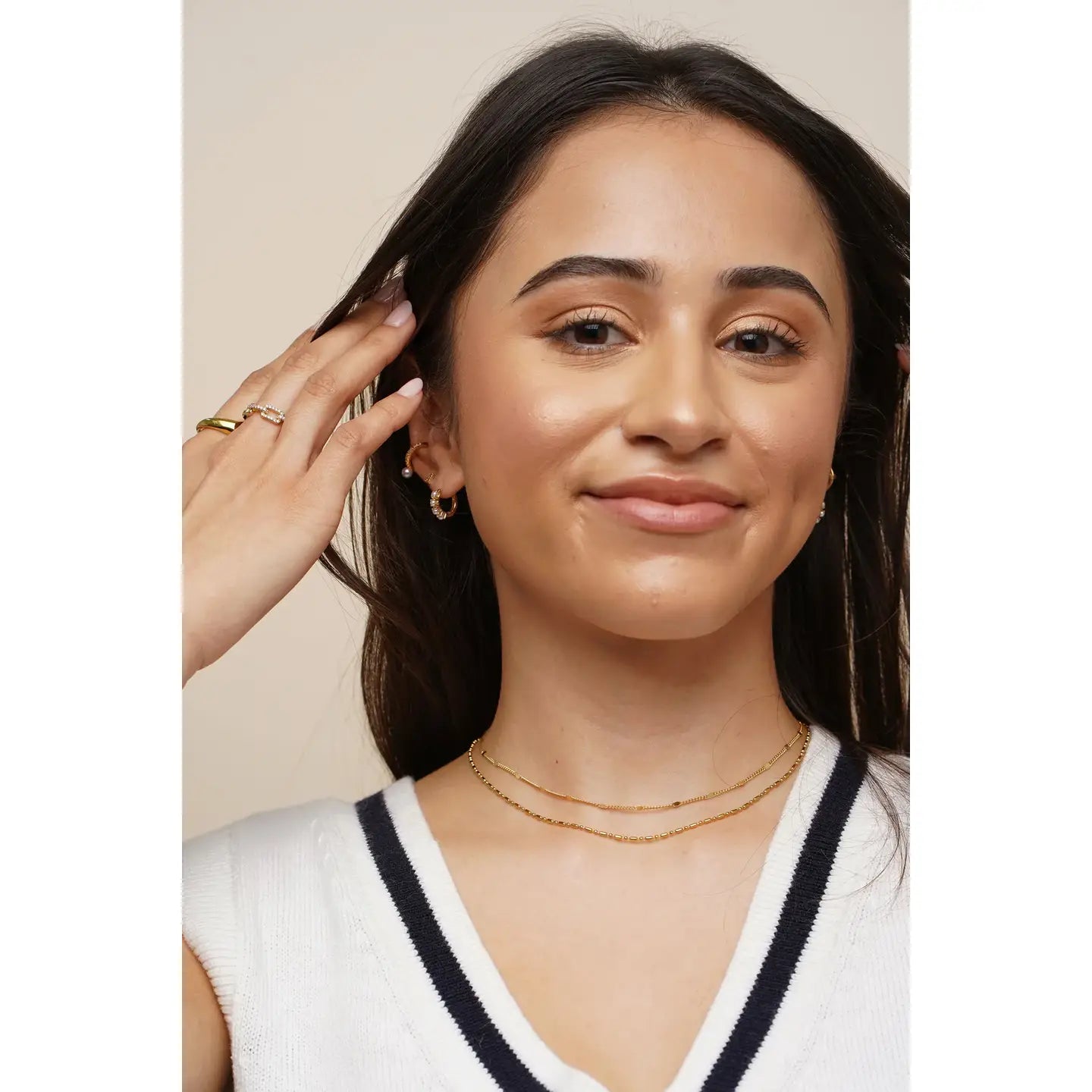 GOLD PEARL EAR CUFF