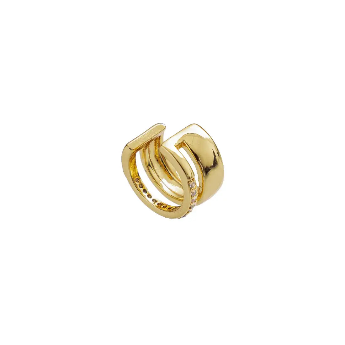 DOUBLE SHINY EAR CUFF