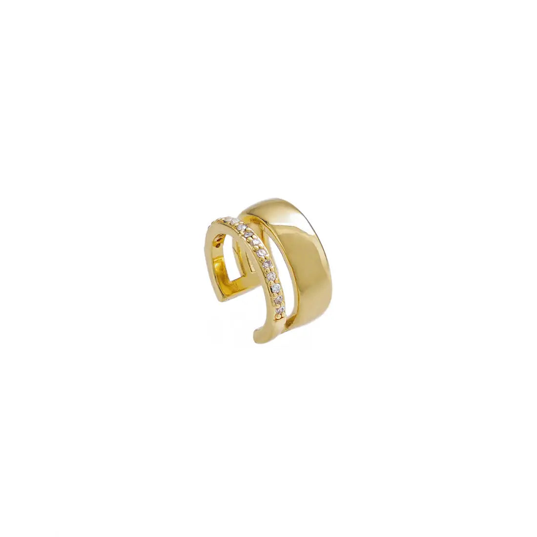 DOUBLE SHINY EAR CUFF