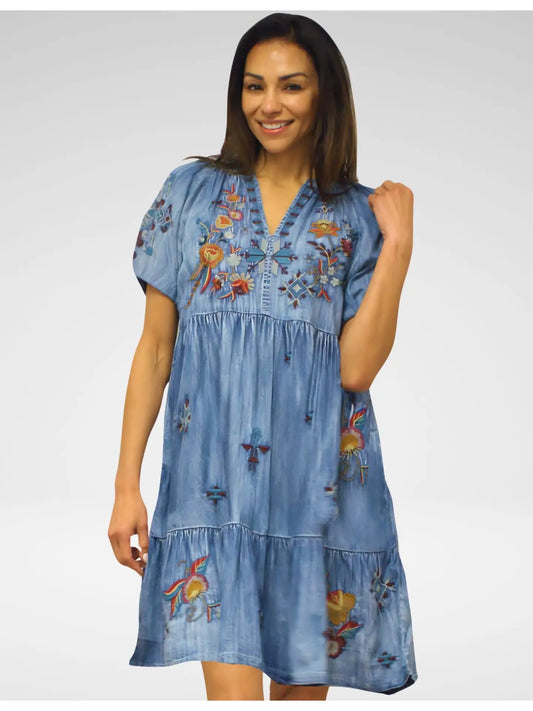 ROSIE EMBROIDERED DRESS