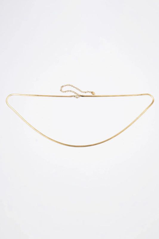 HERRINGBONE BELLY CHAIN