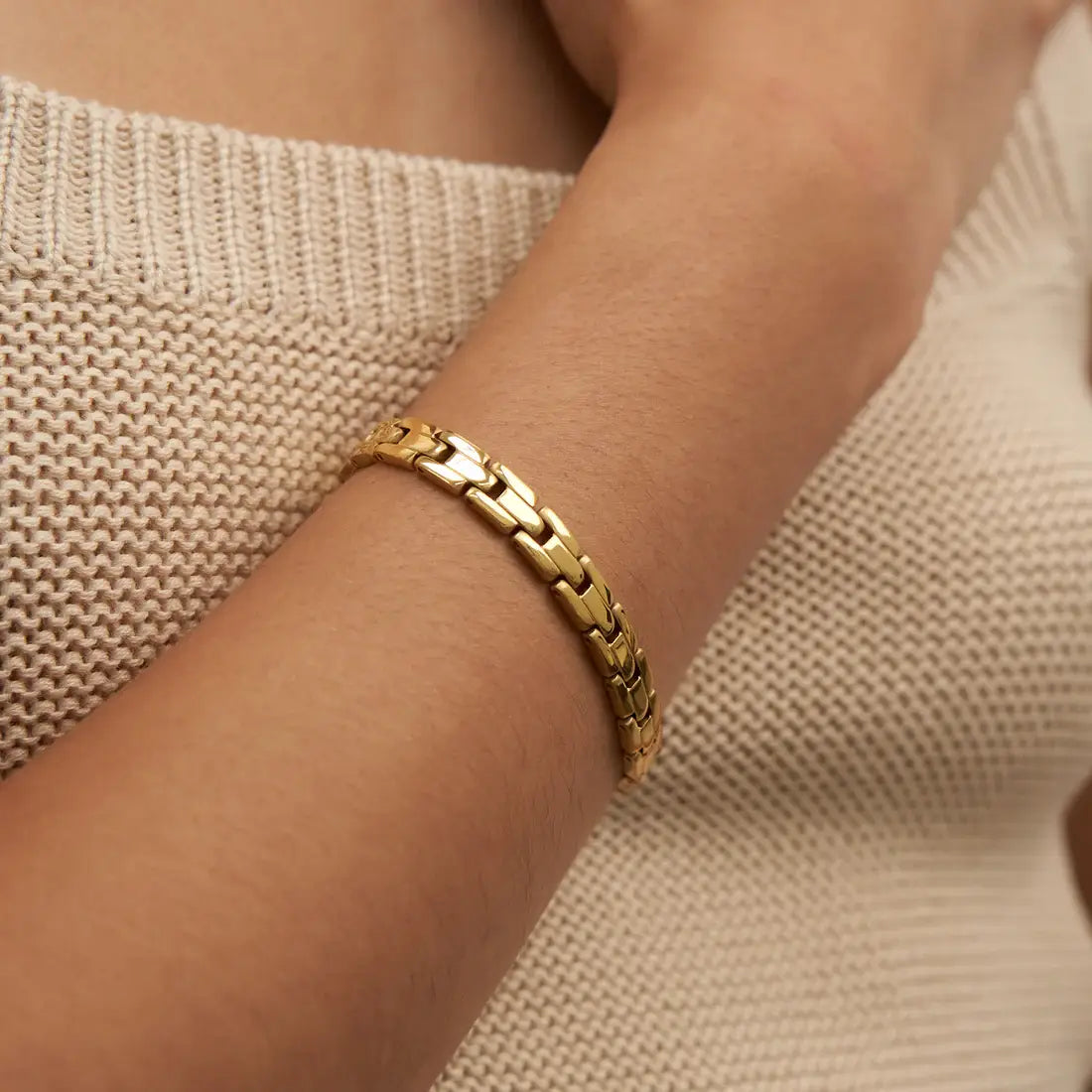 SQUARE LINK BRACELET
