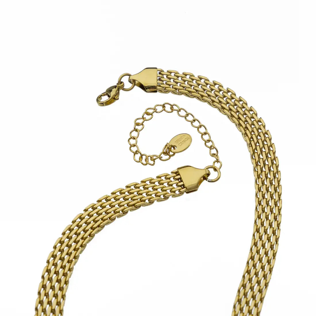 GOLD BRAIDED NECKLACE