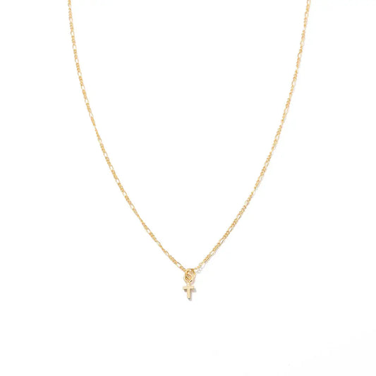 DAINTY CROSS PENDANT NECKLACE