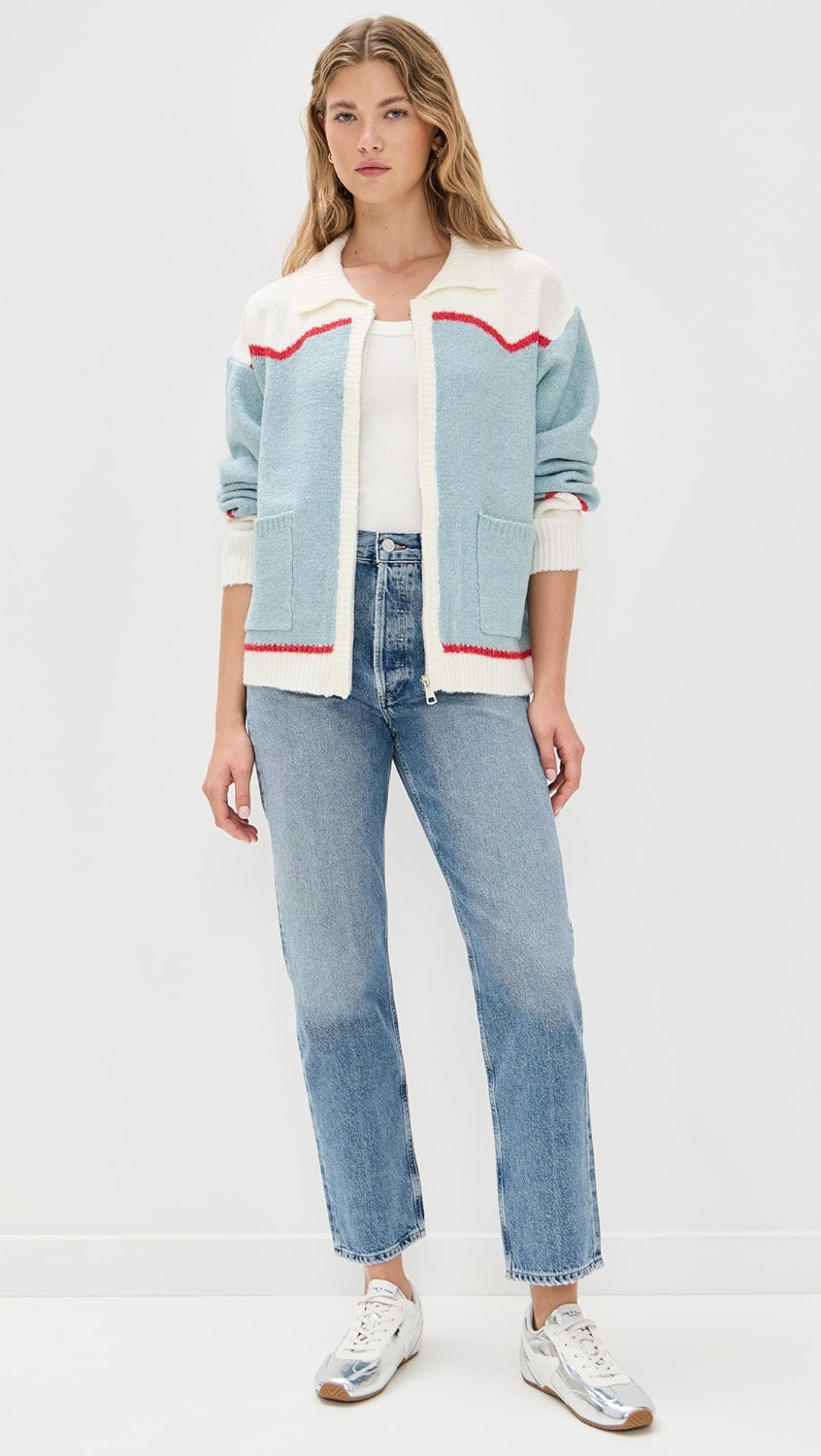 BLUE BRONCO SWEATER JACKET
