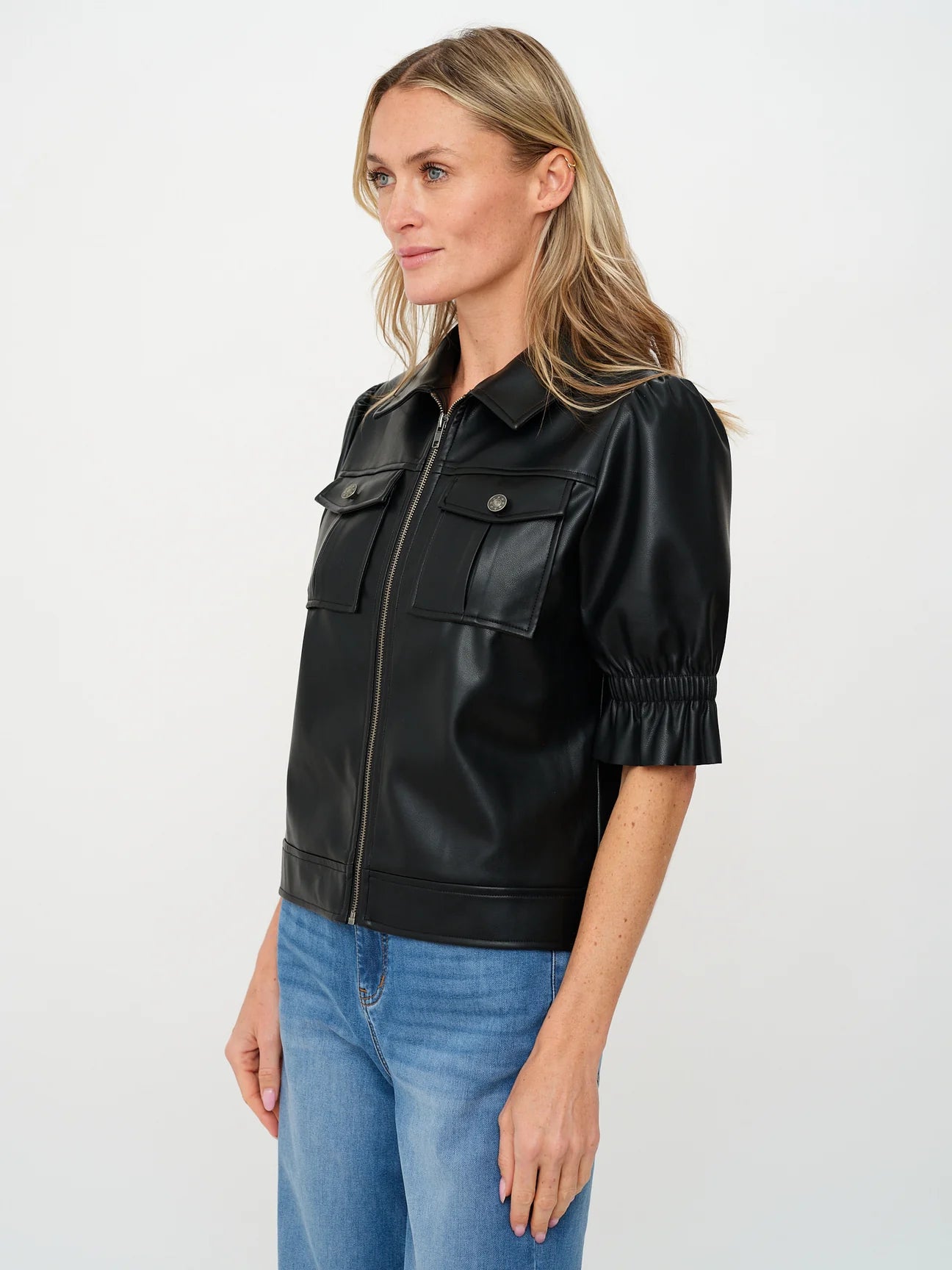 JENNIFER FAUX LEATHER JACKET