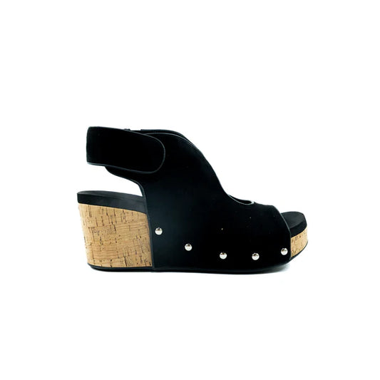 BLACK FRISKY WEDGE