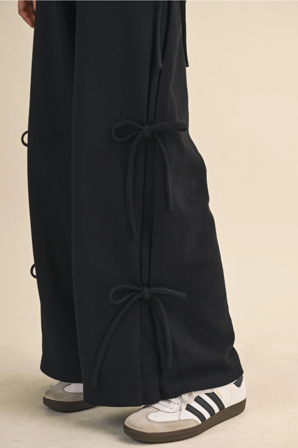 WIDE PANTS WITH TIES