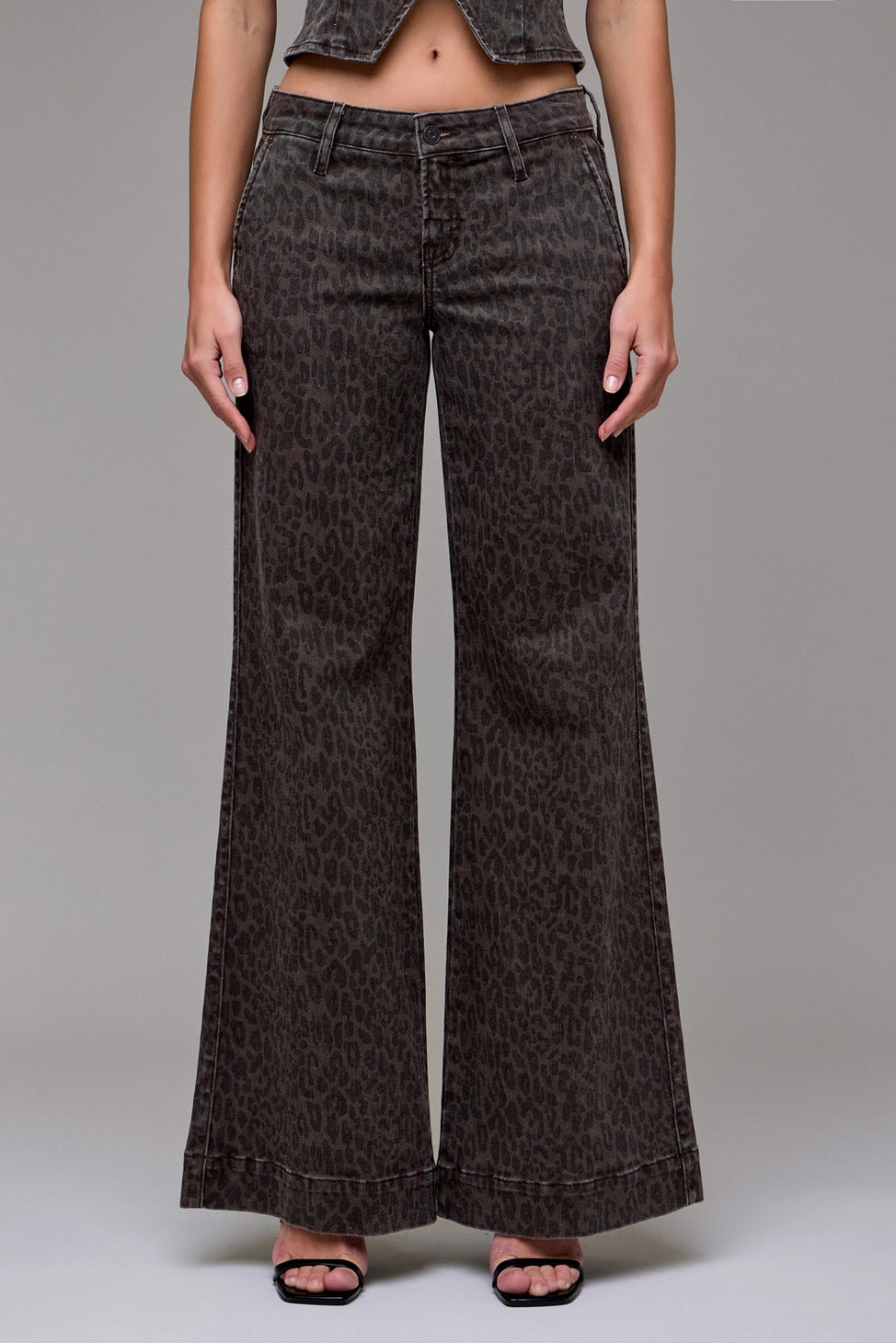 HAPPI CHEETAH FLARE TROUSER