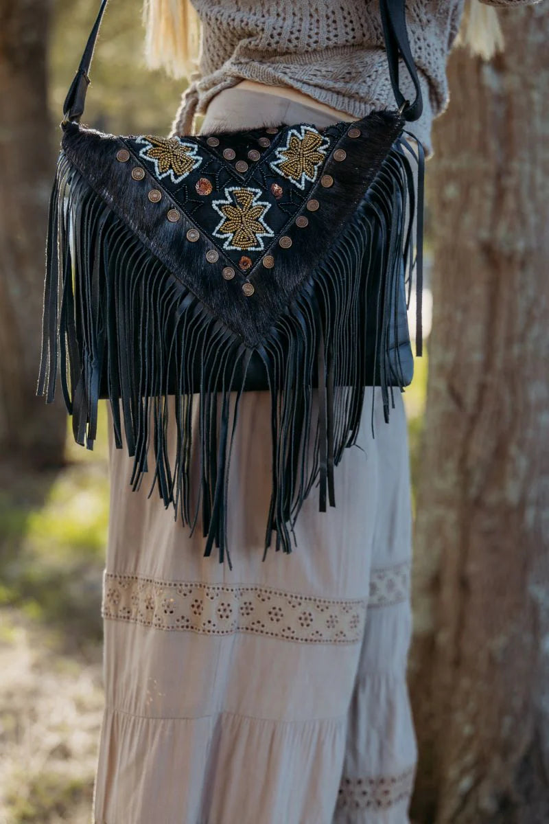 BEADED FRINGE BAG