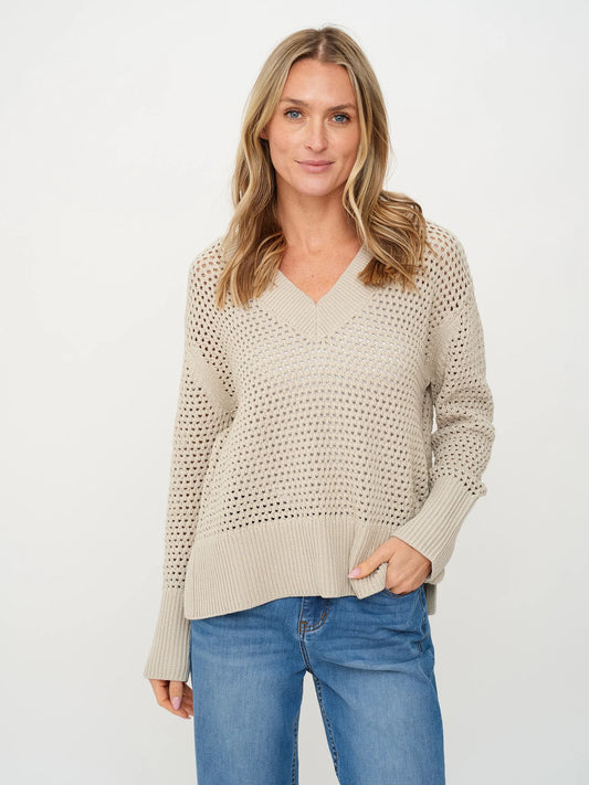 CAMERON CROCHET SWEATER