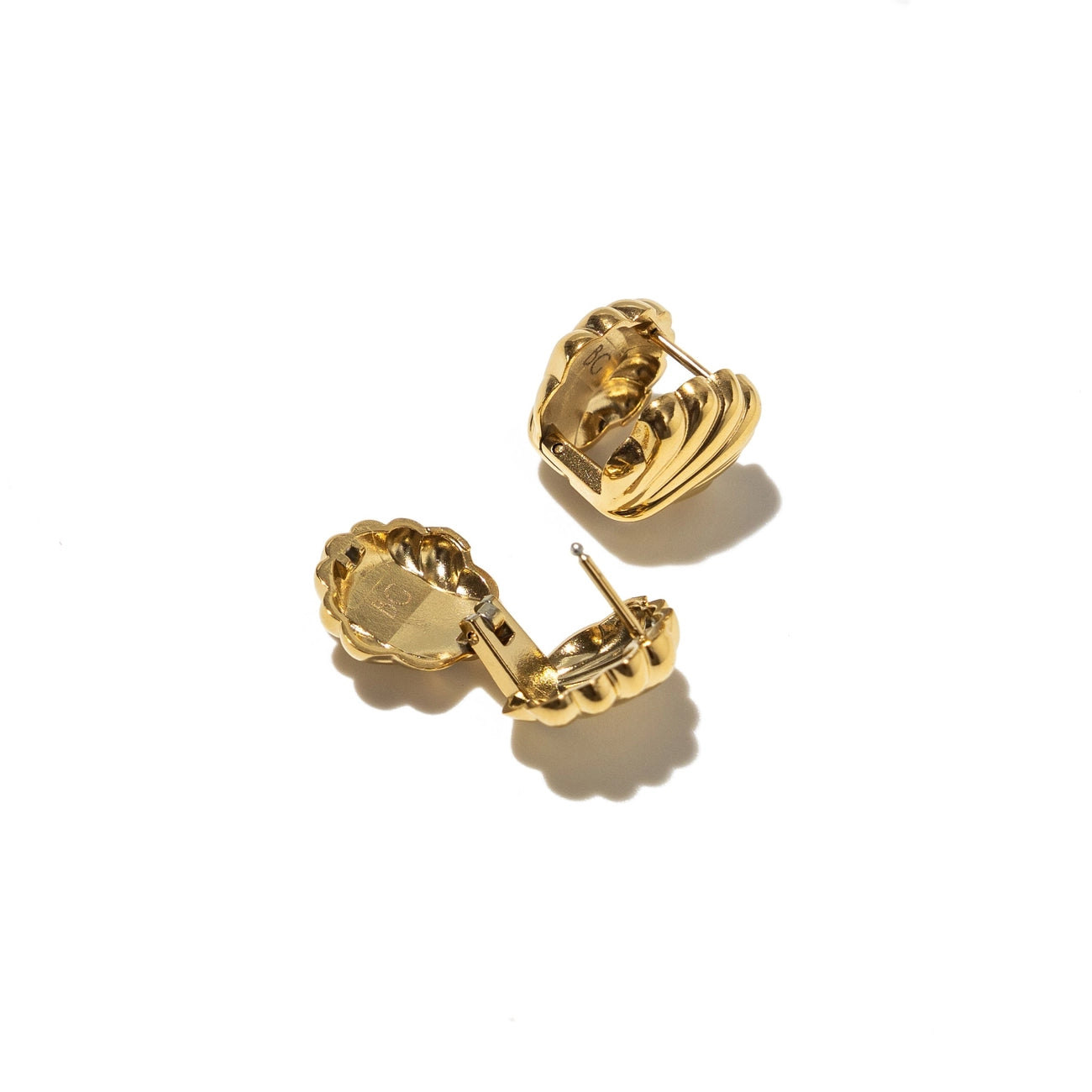 DOUBLE SHELL EARRINGS