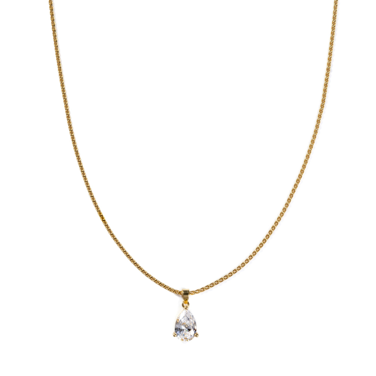 PEAR PENDANT NECKLACE
