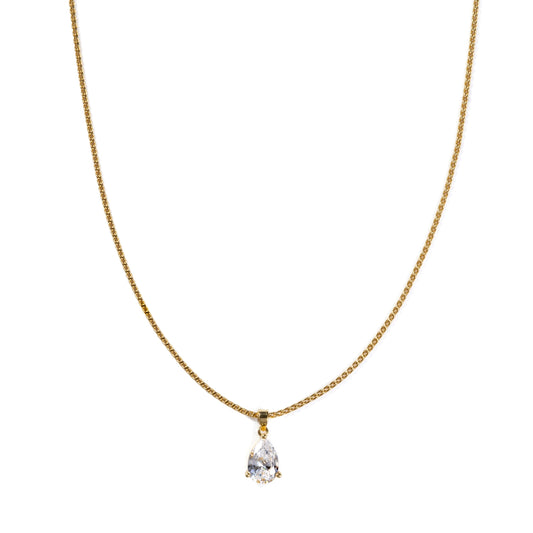 PEAR PENDANT NECKLACE