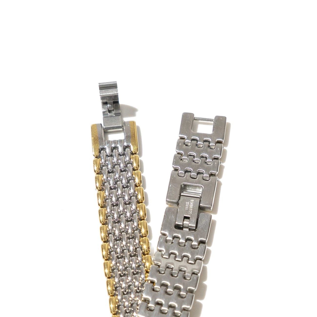 CHUNKY TWO-TONED BRACELET