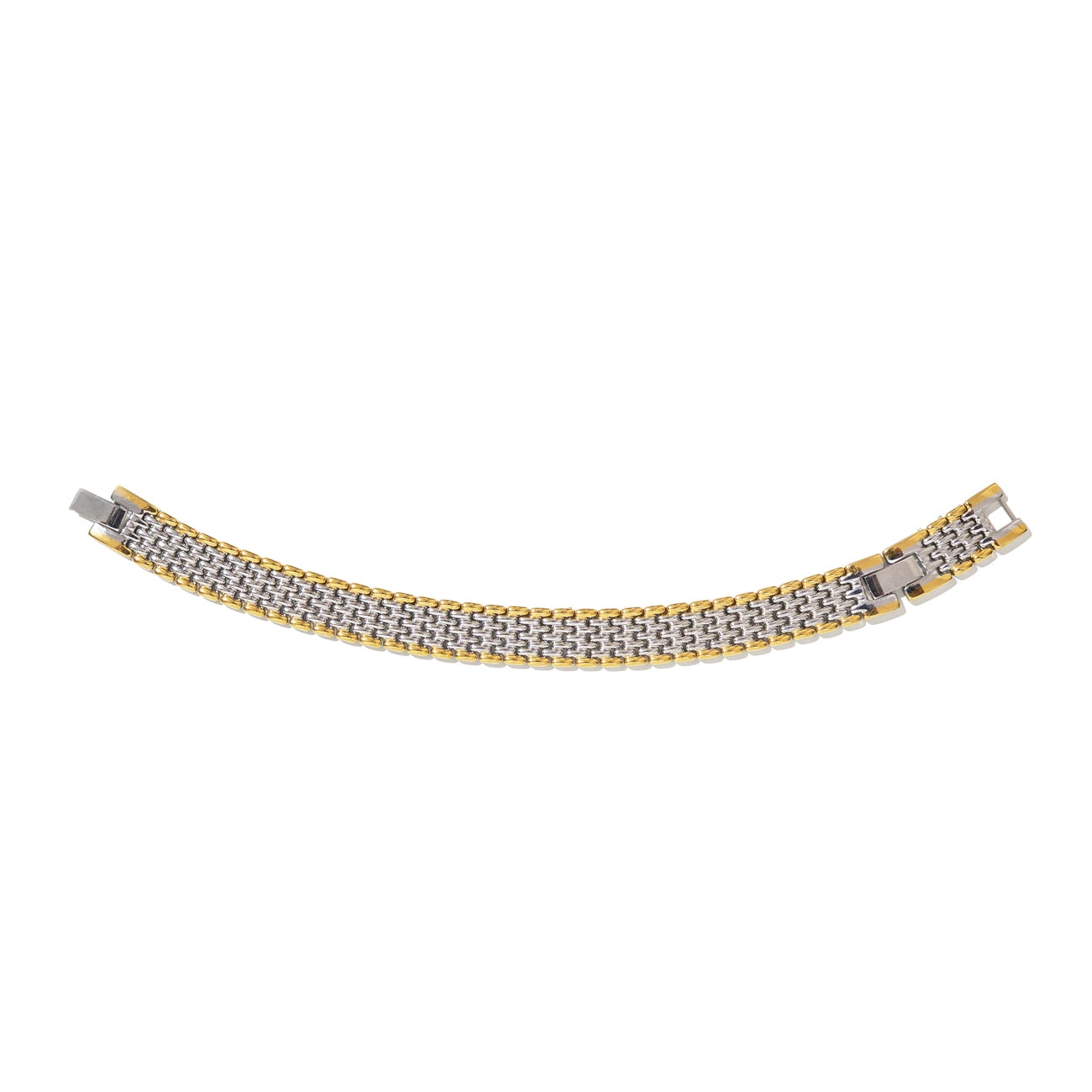 CHUNKY TWO-TONED BRACELET